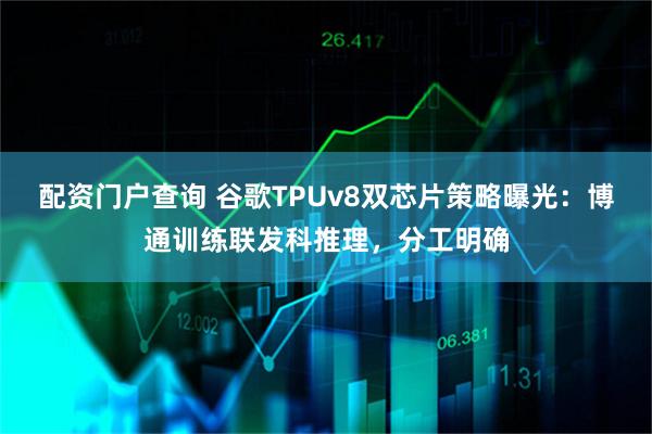 配资门户查询 谷歌TPUv8双芯片策略曝光：博通训练联发科推理，分工明确